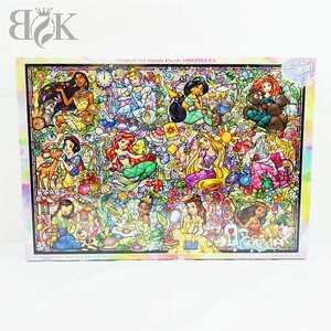  unopened goods Disney Princess collection stained glass jigsaw puzzle DS-1000-776 1000 piece 51.2×73.7cm box attaching #