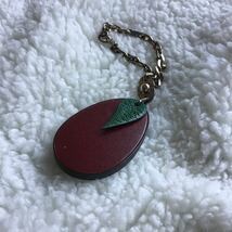 HERMES エルメス チャーム エルメスキーホルダー フルーツ レザ