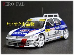 PLATZ (NuNu) 1/24 レーシングシリーズ PEUGEOT 306 MAXI 1996 Monte Carlo PN24009 完成品 / プジョー マキシ モンテカルロ WRC 206 307