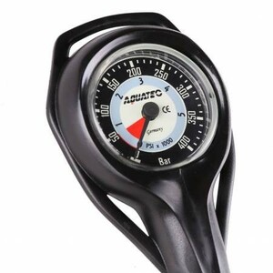 AQUATEC aqua Tec single gauge remainder pressure meter small size light weight model 350BAR [PG-450]