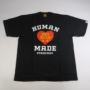 HUMAN MADE ヒューマンメイド 23SS GRAPHIC T-SHIRT #08 BLACK ハートロゴTシャツ 黒 Size 【XL】 【新古品・未使用品】 20772025