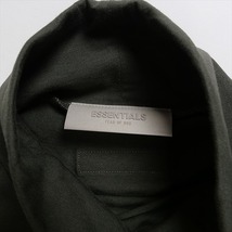 Fear of God フィアーオブゴッド ESSENTIALS OFF BLACK Turtle Neck タートルネック 黒 Size 【XS】 【新古品・未使用品】 20763205_画像5