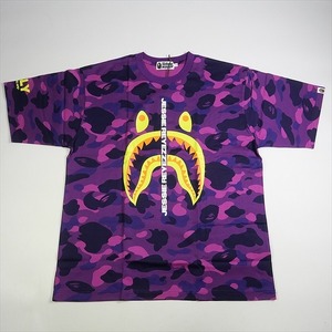 A BATHING APE ア ベイシング エイプ ×Jessie Reyez Shark Relaxed Tee PURPLE Tシャツ 紫 Size 【L】 【新古品・未使用品】 20772592