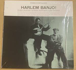 LP Harlem Banjo! The Elmer Snowden Quartet Featuring Cliff Jackson エルマー・スノーデン Feat クリフ・ジャクソン