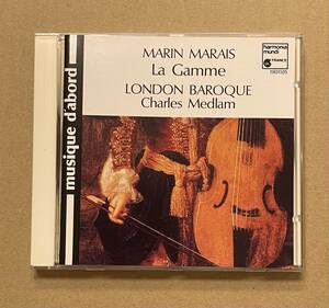 CD MARIN MARAIS LA GAMME LONDON BAROQUE harmonia mundi マラン・マレー