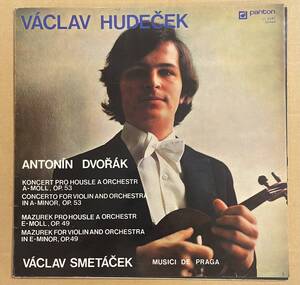 LP Vaclav Hudecek Antonin Dvorak Vaclav Smetacek Musici de Praga ヴァーツラフ・フデチェック