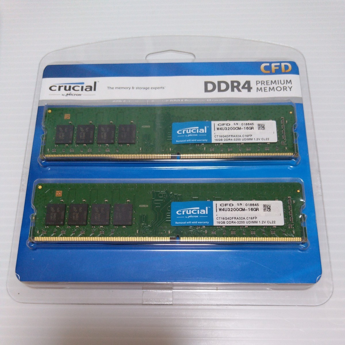 crucial CT2K16G4DFRA32A [DDR4 PC4-25600 16GB 2枚組] オークション 