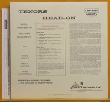 ●ほぼ美品!『幻の名盤読本』MONO★Bill Perkins/Richie Kamuca(ビル・パーキンス/リッチー・カミューカ)『Tenors Head-On』JPN LP #60780_画像2