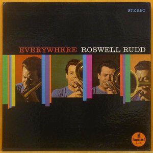 ●ほぼ美品!ダブル洗浄済!★Roswell Rudd(ラズウェル ラッド)『Everywhere』 USオリジLP #60805