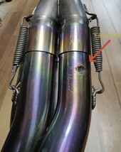 美品 絶版品 BMW K1200RS / K1200GT 用 アールズギア ワイバン Titanium Full Exhaust フルエキ チタンマフラー ササキスポーツ 同等品 _画像10