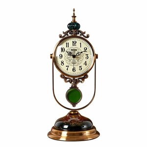 高級感溢れる アメリカ式　復古　置時計　机の上　応接間　やや贅沢　置物　創意　静音　置時計