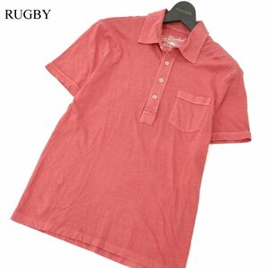 RUGBY ラグビー ラルフローレン 春夏 USED加工★ 半袖 コットン ポロシャツ Sz.XS　メンズ　A3T07947_7#A