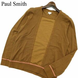 Paul Smith ポールスミス 通年 メインライン★ 切替デザイン ストレッチ 長袖 カットソー ロンTシャツ Sz.M　メンズ 日本製　A3T07907_7#F