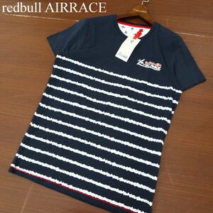 未使用★ Red Bull Air Race レッドブル・エアレース RAR Cloud T-Shirt 半袖 カットソー Tシャツ Sz.S メンズ 飛行機 紺　A3T08225_7#A