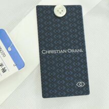 【新品 未使用】 CHRISTIAN ORANI クリスチャンオラーニ COOL BIZ 半袖 シャツ ワイシャツ Sz.S　メンズ 白 ビジカジ　A3T08361_7#A_画像6