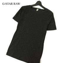 G-STAR RAW ジースター ロウ 春夏 【BREAKDALL FITTED R T S/S】 ロゴ★ 半袖 カットソー Tシャツ Sz.M　メンズ 茶系　A3T08921_7#D_画像1