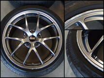 鍛造!! BBS RI-A 024 8Jx18+45 120-5H + BRIDGESTONE POTENZA SPORT 225/40R18 4本セット BMW 1,2,3シリーズ_画像2