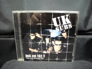  foreign record CD/UK SUBS/UK sub s/PUNK CAN TAKE IT/70,80 period UK punk hard core punk HARDCORE PUNK/U.K.SUBS