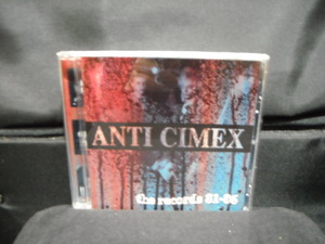 輸入盤CD/ANTI-CIMEX/アンチ・サイメックス/THE RECORDS81-86/80年代スウェーディッシュハードコアパンクHARDCORE PUNKスウェーデンSWEDEN