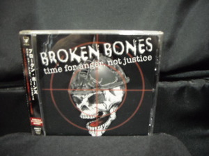 国内盤CD/ブロークン・ボーンズ/BROKEN BONES/TIME FOR ANGER,NOT JUSTICE/80年代UKハードコアパンクHARDCORE PUNKDISCHARGEディスチャージ