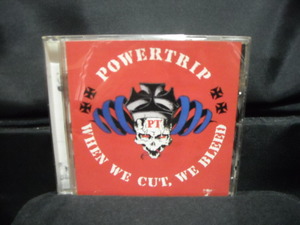 輸入盤CD/POWERTRIP/パワートリップ/WHEN WE CUT WE BLEED/80年代USハードコアパンクHARDCORE PUNKジェフダールJEFF DAHL