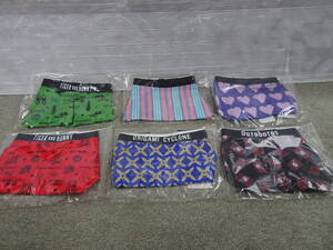  unopened unused long-term keeping goods TIGER & BUNNY boxer shorts lady's L size 6 point set rare .. Tiger ba knee ①