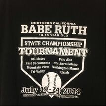 【野球の神様☆ベーブルース】元祖二刀流 ベーブルース north carolina babe ruth state tournament 2014オールスター Tシャツ_画像5