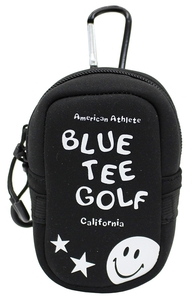 〇4送料無料オークション♪【ブラック】ブルーティーゴルフ　”ストレッチ多機能ポーチ” Blue Tee Golf　送料無料ネコポス対応