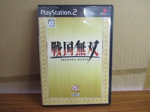 KMG2858★PS2ソフト 戦国無双 SENGOKU MUSOU ケース説明書はがき付き 起動確認済み ディスク良好クリーニング済み プレイステーション2