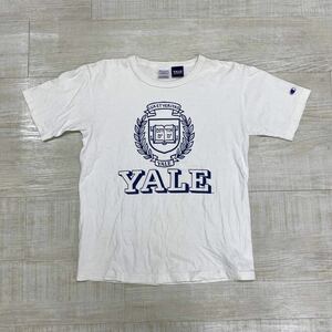 Champion YALE college Tシャツ ホワイト サイズM イェール大学 半袖Tシャツ university チャンピオン