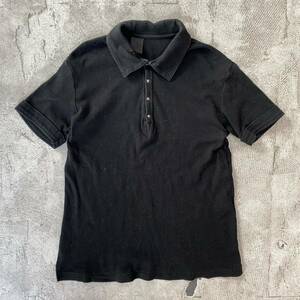 N.HOLLYWOOD エヌハリウッド Nハリ ミスターハリウッド コットン ニット ポロ シャツ POLO SHIRT BLACK ブラック 系 サイズ S