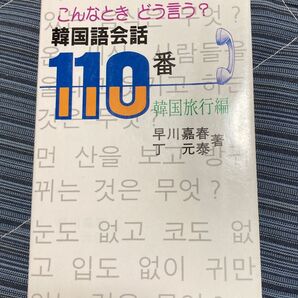こんな時どう言う?韓国語会話110番