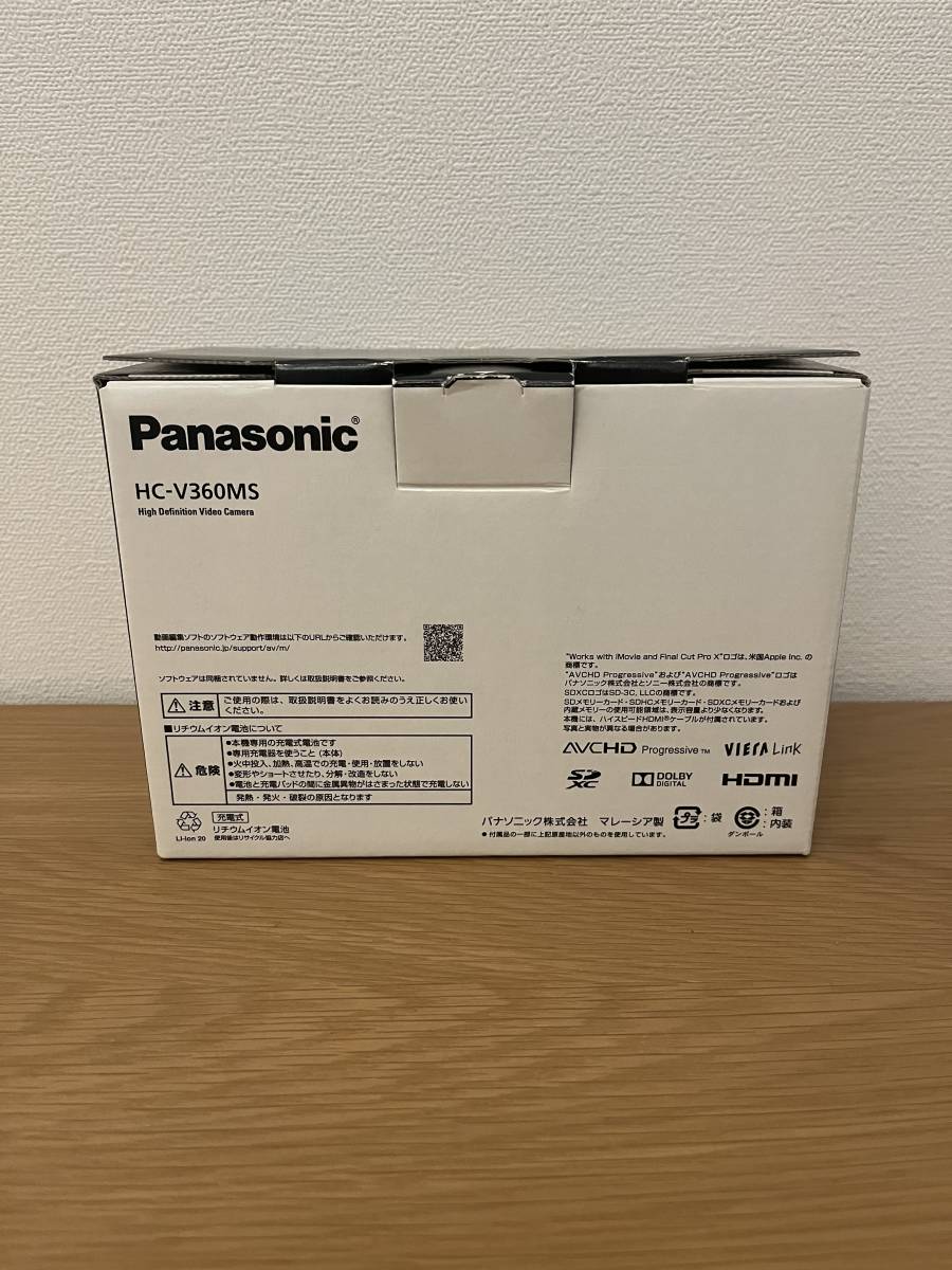 ほぼ新品】 Panasonic HC-V360MS パナソニック ビデオカメラ 付属品付