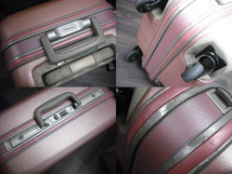 Vantemz ヴァンテム タイヤルロック式 鍵付 スーツケース キャリーケース ピンク 4輪 旅行 出張 Z-d_画像3