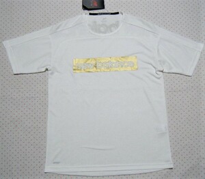 ニューバランス　newbalance　football　トレーニング用高機能プラクティスＴシャツ　白色　サイズ XL　NB DRY　吸湿速乾/ストレッチ機能