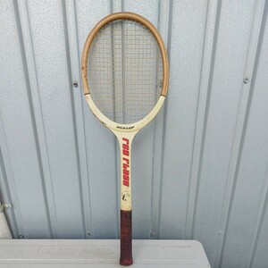 * Dunlop wooden hardball racket red flash period thing light grip 3*