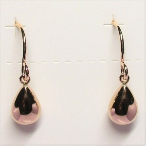 * great popularity *[ new goods ]18 gold /k18/ Drop /./ pink gold / hook earrings 