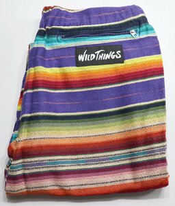 WILD THINGS (ワイルドシングス) Serape Climbing Pants / セラぺクライミングパンツ 11SSWT11 マルチボーダー size S / クロップド