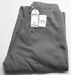 HOUSTON (ヒューストン) Pigment Dyed Sweat Pants “USAAF” / ピグメント染め スウェットパンツ #10066 未使用品 ブラック size L