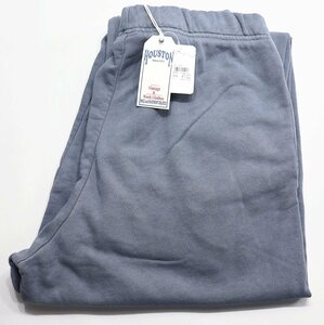 HOUSTON (ヒューストン) Pigment Dyed Sweat Pants “USAAF” / ピグメント染め スウェットパンツ #10066 未使用品 ネイビー size L