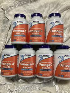  anonymity delivery! shipping compensation equipped! free shipping! pursuit possibility! time limit is 2026 year on and after. long thing! NOW company DHA EPA Omega 3 1000mg 200 soft gel ×7