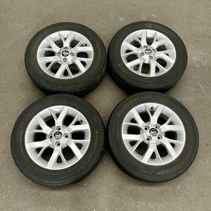 タイヤ付き純正ホイール4本セット　ノート　E12　SA30 3VU1A　15×5 1/2J　+40　100　4穴　185/65R15