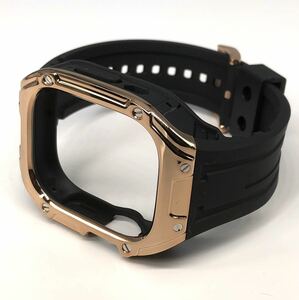 rbr4* Apple часы частота резиновая лента покрытие Apple Watch кейс 49mm Ultra ultra мужской женский 