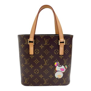 LOUIS VUITTON/ルイ・ヴィトン ヴァヴァンPM モノグラム M51173 村上隆コラボ パンダ ハンドバッグ ブラウン レディース