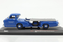 イクソ 1/43 メルセデスベンツ レースカー トランスポーター ブルーワンダー 1955 IXO Mercedes-Benz Transporter ミニカー_画像3