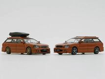 BM CREATIONS 1/64 スバル レガシー ツーリングワゴン E-TUNE2 2002 オレンジ 右ハンドル Subaru Legacy E-Tune II_画像6