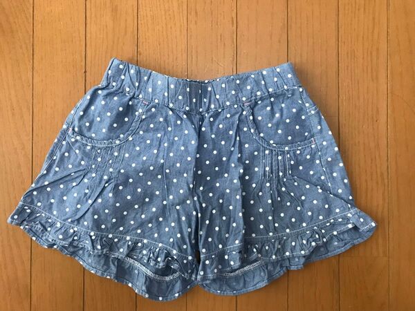 ikka キュロット ショートパンツ130