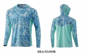 HUK ICON X TIDE CHANGE HOODIE / ハック アイコンエックス タイドチェンジ フーディー Mサイズ #SEA FLOOR