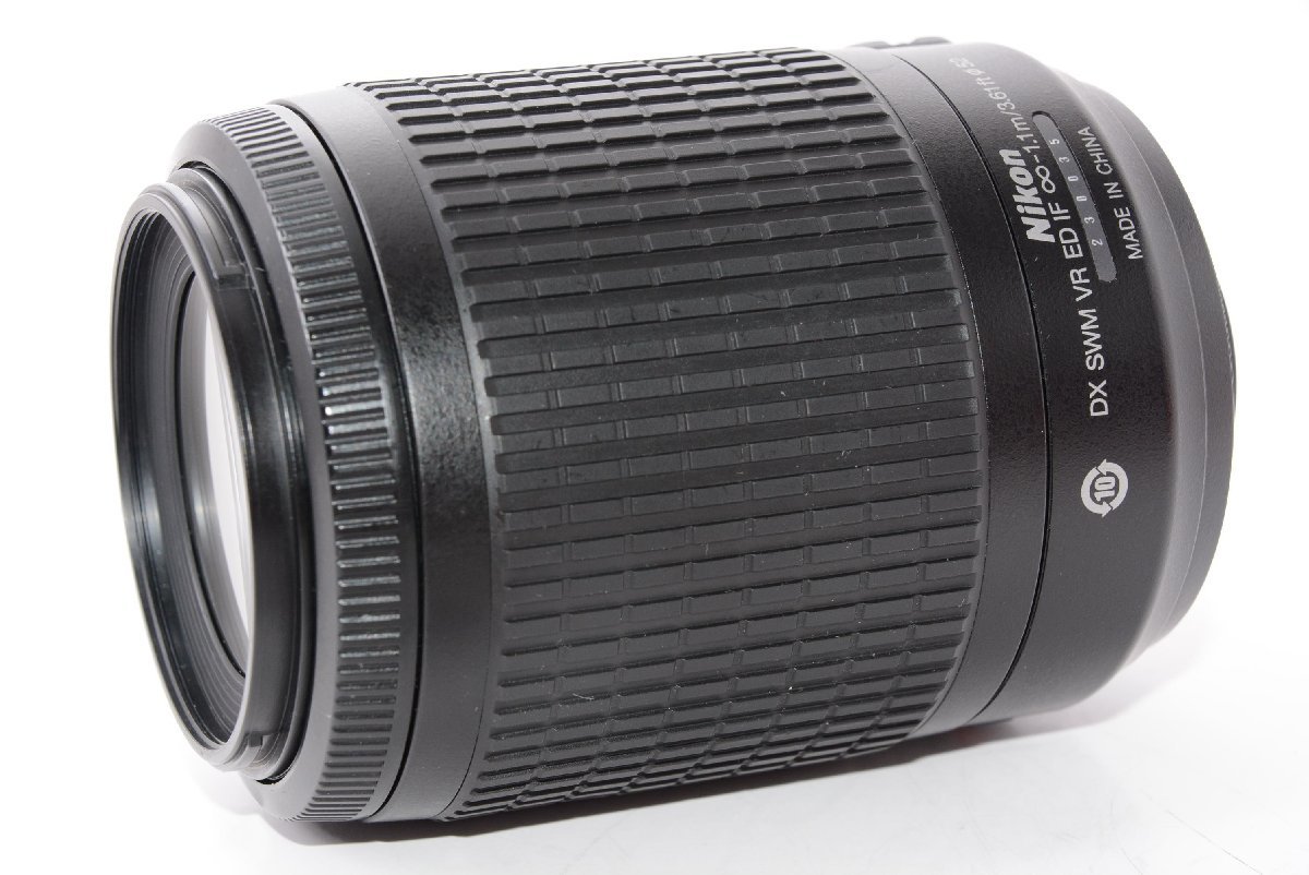 外観特上級】Nikon 望遠ズームレンズ AF-S DX VR Zoom Nikkor 55-200mm