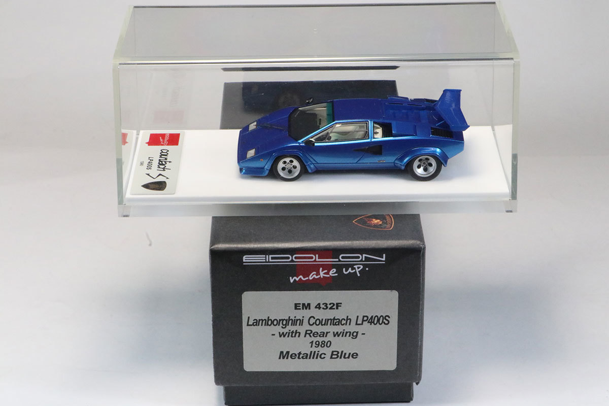 EM432F アイドロン 1/43 ランボルギーニ カウンタック 400S 1980 リア